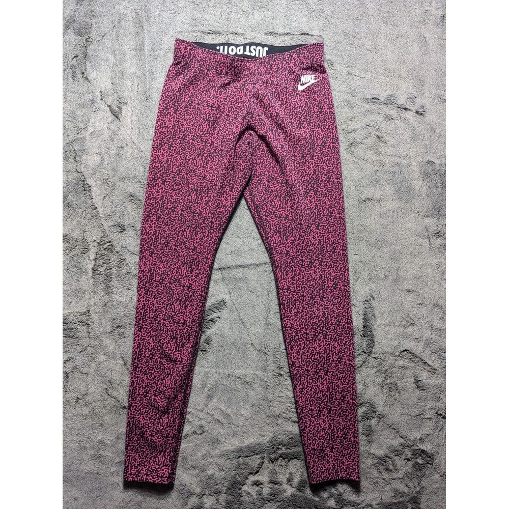 Nike Just Do It Yoga Pants Women's Size Small Pink - Picture 1 of 15